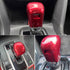 Carbon Fiber ABS Gear Shift Knob Cover Trim Fit for 10th Gen Civic Automatic Transmission Honda Civic Sedan 2016 2017 2018 2019 2020 2021(Red)...