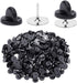 400pcs PVC Rubber Pin Backs Butterfly Clutch Pin Tie Tacks Blank for Uniform Badges Backing Holder Clasp Lapel Enamel (200 Sets)...