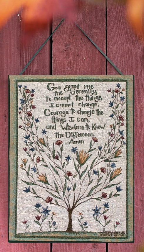 Manual Inspirational Collection Wall Hanging, Serenity Prayer X Cindy Shamp, 13 X 18-Inch...