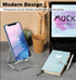 Acrylic Cell Phone Stand, Clear Phone Stand for Desk, Portable Phone Holder, Phone Dock, Office Desk Accessories, Compatible with 4-8'' Smartphone...