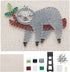 WEBEEDY DIY String Art Kit for Adults Beginners, Cute Sloth Animal Nail String Craft Kit, Include All Necessary Accessories and Frame Home Wall De...