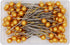 AEXGE Round Ball Head Quilting Pins Sewing Pin Straight Pins,Pack of 100 (Orange)...