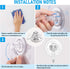 Quntis Suction Cup Hooks 4 Pack, Multi-Purpose Clear Shower Suction Hooks Waterproof Heavy Duty Wreath Hanger for Bathroom, Window, Towel, Shower ...
