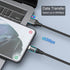 NetDot Magnetic Charging Cable,3in1 Gen12 (5ft/3 Pack Black) 18W Fast Charging Magnetic Phone Charger and Data Transfer Magnetic Charger for USB-C...