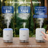 SZO Colorful Mini Humidifier, USB Rechargeable Humidifier, 4 Modes Super Quiet, Humidifiers For Bedroom,Suitable For Travel Office Family-White...