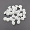 30PC Ivory 12.5mm Satin Fabric Cloth Covered Buttons with Shank Round Buttons for Wedding Bridal Dress Buttons DIY Sewing Clothing Dress Handmade ...