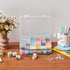 Lifewit 2 Pack 36 Grids Clear Stackable Plastic Organizer Storage Box Container with Adjustable Dividers for Beads, Art DIY, Crafts, Jewelry, Fish...