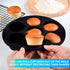 Air Fryer Muffin Pan (7 Cups) — Silicone Muffin Pans for Baking & Freezing, Nonstick Air Fryer Silicone Egg Mold Compatible with 3.5-5.8L Fryers —...