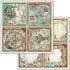 STAMPERIA INTERNATIONAL, KFT PAPER PAD 12X12 10PK SEA WORLD, 30.5 x 30.5 (12" x 12"), Multicoloured...