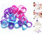 30-Piece Set Plant Twist Ties for Icing Bag and Silicone Decoration Bag - Cake Decorating Supplies for Cookies and Pastry (10 Light Purple, 10 Blu...