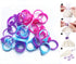 30-Piece Set Plant Twist Ties for Icing Bag and Silicone Decoration Bag - Cake Decorating Supplies for Cookies and Pastry (10 Light Purple, 10 Blu...