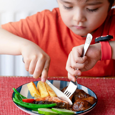 VITEVER 12-Piece Toddler Utensils, Stainless Steel Kids Silverware Set, Children Safe Forks, Spoons and Knives - Mirror Polished, Dishwasher Safe...