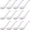 Comicfs Asian Soup Spoons 12 pieces, 12HSP-W, Large Japanese Soup Spoons, Soba Rice Pho Ramen Noodle Soup Spoon, Chinese Won Ton Soup Spoon, Hook ...