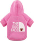Pink Chihuahua Dog Hoodie: Keep Your Pup Warm and Stylish with a 'The Dog Face' Printed Sweatshirt, Pet Clothes, and Sweater Coat All in One Perfe...