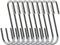 Chrome Finish Steel S hook Cookware Universal Pot Rack Hooks Sturdy Hanging Hooks - Multiple uses for Kitchenware, Pots, Utensils, Plants, Towels ...