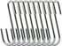 Chrome Finish Steel S hook Cookware Universal Pot Rack Hooks Sturdy Hanging Hooks - Multiple uses for Kitchenware, Pots, Utensils, Plants, Towels ...