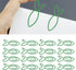 100 Count Fish Shaped Paper Clips Cute Dolphin Paperclip Clamp Creative Office Supplies with Storage Box (Fish)...