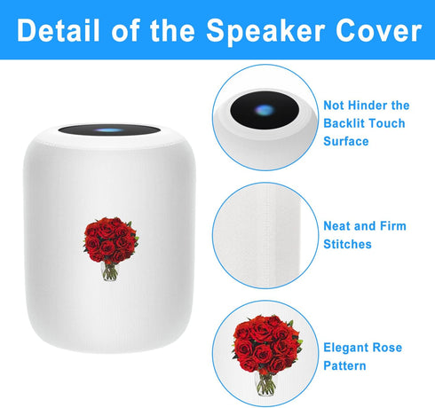 Speaker Covers for HomePod Speaker Covers, Outdoor Speaker Covers for HomePod Dust & UV Protective Covers for HomePod Speakers, Washable Speaker P...