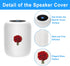 Speaker Covers for HomePod Speaker Covers, Outdoor Speaker Covers for HomePod Dust & UV Protective Covers for HomePod Speakers, Washable Speaker P...