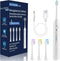 Sonic Rechargeable Electric Toothbrush for Adults Kids, 48,000VPM Rechargeable Toothbrushes with Normal, Sensitive, Massage Modes, 4 Replacement B...