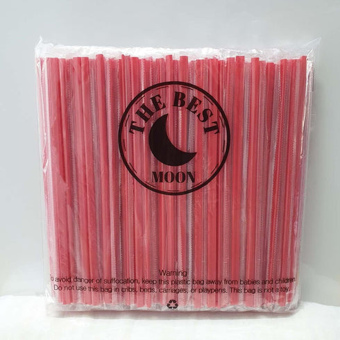 200pcs Heart Shaped Red Straws Disposable Drinking Cute Straw Individually Wrapped plastic red straw Valentines day Cocktail Party Birthday Party ...