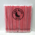 200pcs Heart Shaped Red Straws Disposable Drinking Cute Straw Individually Wrapped plastic red straw Valentines day Cocktail Party Birthday Party ...
