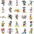 100Pcs Mickey&Minnie Sticker for Kids, Cute Disney Cartoon Mickey&Minnie Mouse Waterproof Vinyl Stickers for Teen Girl Water Bottle, Laptop, Phone...