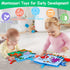 2 PCS Soft Cloth Baby Books 0-6 Months High Contrast Sensory Baby Toys 6 to 12 Months Crinkle Touch Feel Teething Carseat 9 18 Month Travel Essent...