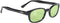 Pacific Coast Original KD's Biker Sunglasses (Black Frame/Green Lens)...
