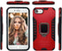 MODOS LOGICOS Case for iPhone SE 2022 / iPhone SE 2020 / iPhone 7 / iPhone 8 4.7”, Dual Layers Protective Case with 360 Metal Rotating Ring Kickst...