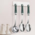 3-Piece 11-in Serving Spoons Set, Stainless Steel Cooking Spoons in Kitchen Large Buffet Serving Utensils Set, Easy to Clean, for Home Hotel Resta...