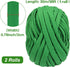 Shintop 2 Packs Garden Twine, Soft Plant Ties Green Tomato Ties Stretchy Garden String for Supporting and Tying Climbing Plants Veggies Flower(98 ...