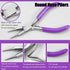SPEEDWOX 6 Inches Round Nose Pliers with Cutter for Jewelry Making Smooth Jaw, Wire Looping Pliers for Bending Shaping Wires Professional Beading ...