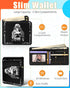 Bistup Boys Wallet Cute Leather Bifold Wallet for Men Women Cartoon Anime Cool Design Credit Card Cash Id Holder Rfid Blocking Black White Girl Bi...