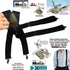 1 1/2" Wide Classic Series Holdups Suspenders for Men in X-back style w/USA Patented No-slip® Silver Clips...