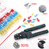 Twidec/100PCS Nylon Spade Connectors Kit 22-10 Gauge Quick Disconnect Fully Insulated Male and Female Wire Spade Terminal Assortment Kit And Wire ...