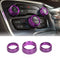 AC Knobs Conditioner Switch Button Cover Compatibility with 2015-2021 Challenger/Charger/Chrysler 300 300s 2013-2018 Ram 1500 2500 3500 Switch Vol...