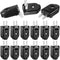 15 Pcs Extension Cord Replacement Plug 2 Prong 125V 15A Male Power Plug Rotatable Electric Plugs Lamp Plug for Small Appliances Power Strips DIY C...