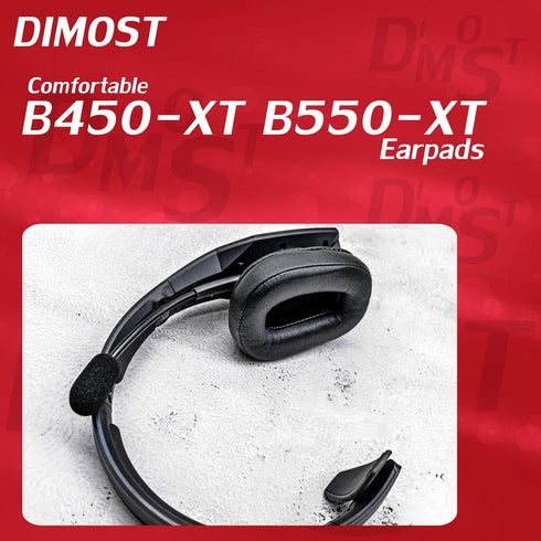 Ear Pads Compatible with B450-XT B550-XT Headset I with Microphone Foam (Protein Leather)...