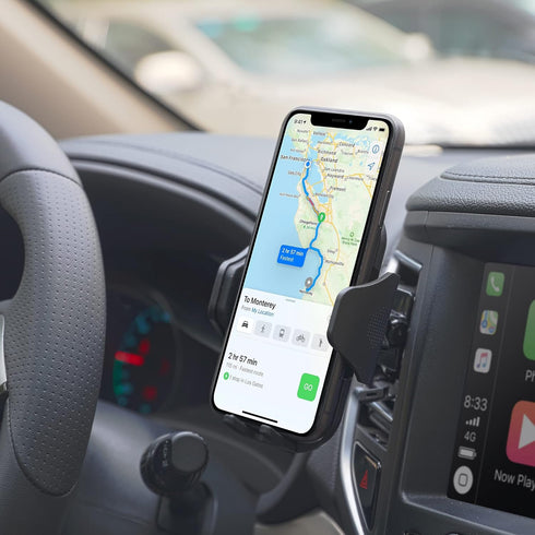 LAX Gadgets Cell Phone Holder Car, Phone Car Mount, Car Vent Phone Mount, Cradle-Type Phone Car Holder, Cellphone Holder for Car Vent, Car Mount w...