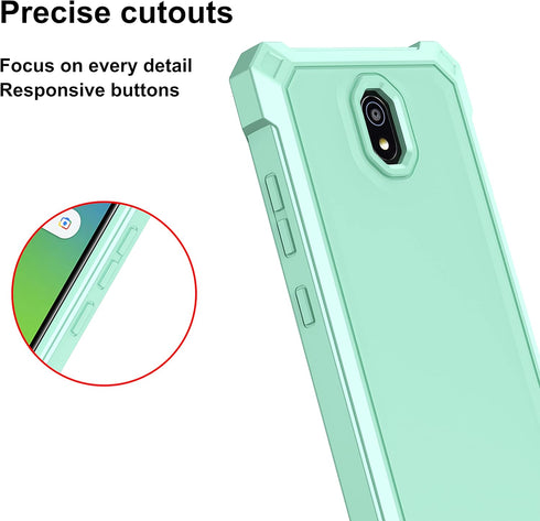 Ailiber for Nokia C100 Phone Case, Nokia C100 Case with Screen Protector, Dual Layer Structure Protection, Shockproof Corners TPU Bumper, Heavy Du...