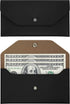 Carrotez Money Envelopes for Cash (PU Leather) Cash Envelopes for Travel and Budgeting, Reusable Cash Envelope Wallet, 1 ea, No Letter Engraving -...