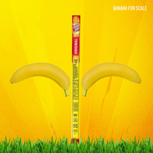 Slim Jim Giant Sized Original Snack Stick, Easy, On-the-Go School, Work and Travel Snacks, 0.97 OZ Meat Snacks...