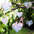 24 Pieces Heart Window Clings - Anti-Collision Decals to Save Birds from Glass Collisions,Non Adhesive Prismatic Vinyl Clings, Reusable Rainbow St...