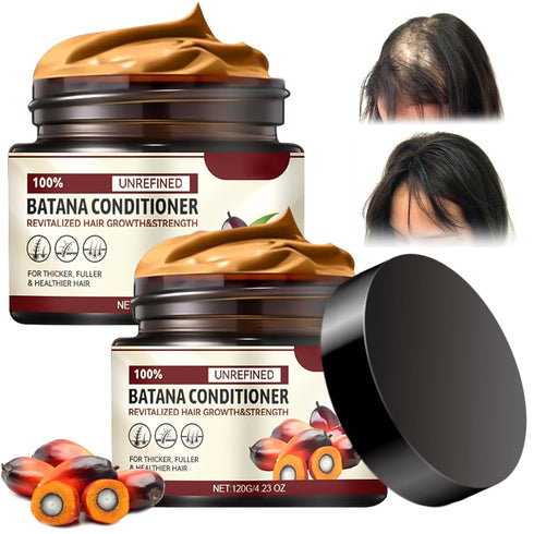 2PCS Batana Oil for Hair Growth, Botanix Batana Natural Hair Growth Oil,100 Percent Pure Batana Oil, Batana Oil Organic Raw, Batana Miracle Hair L...
