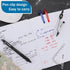 Black Gel Pens, 8 Pcs Retractable Fine Point 0.5mm Rollerball Red Pens for Smooth Writing Black Red Blue Ink for Women Men Journaling School and O...