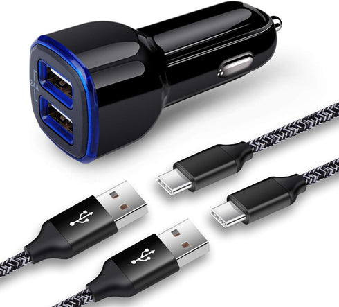 Car Charger Adapter for Samsung Galaxy A15 5g A14 A13 A55 A54 A53 A20 A21 A10E A01 A50 A11 A9 A51 A71 A12 A32 S24 S23 S22 S21 S20 S10 Note 20 Ultr...