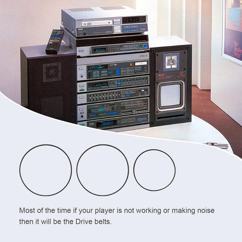 CX300 2 Drive Belt & 1 Door Belt Replace for CDP-CX300 CD Players CDP-CX350 CDP-CX355 CDP-CX691 421606101 (3/Pack)...