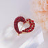 LAXPICOL Vintage Cute Red Love-heart Austrian Crystal Brooch Broach Pin For Women...