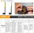 Compatible For Dewalt Power Tools DW402 DW421 DW887, Fits For De-walt 445861-03 445861-25 Carbon Brush-6 PCS...